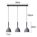 Suspension moderne LED minimaliste en métal Willo