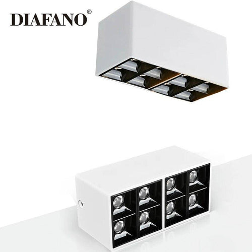 Spot moderne LED box rectangle en métal Light - vue 4 sur 8