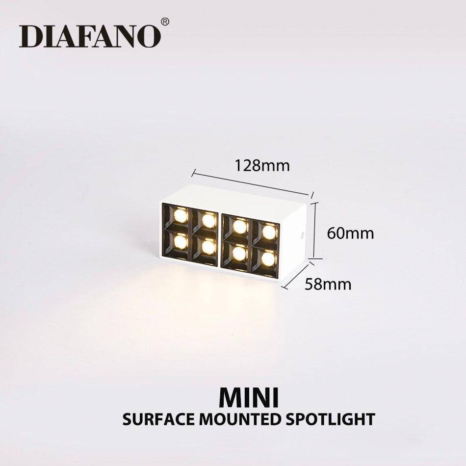 Spot moderne LED box rectangle en métal Light - vue 7 sur 8