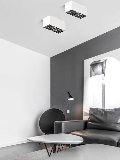Spot moderne LED box rectangle en métal Light - vue 5 sur 8