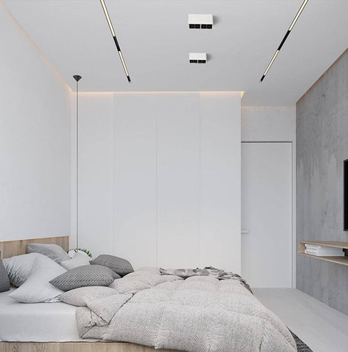 Spot moderne LED box rectangle en métal Light - vue 3 sur 8
