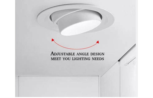 Spot encastré rond LED orientable style Loft