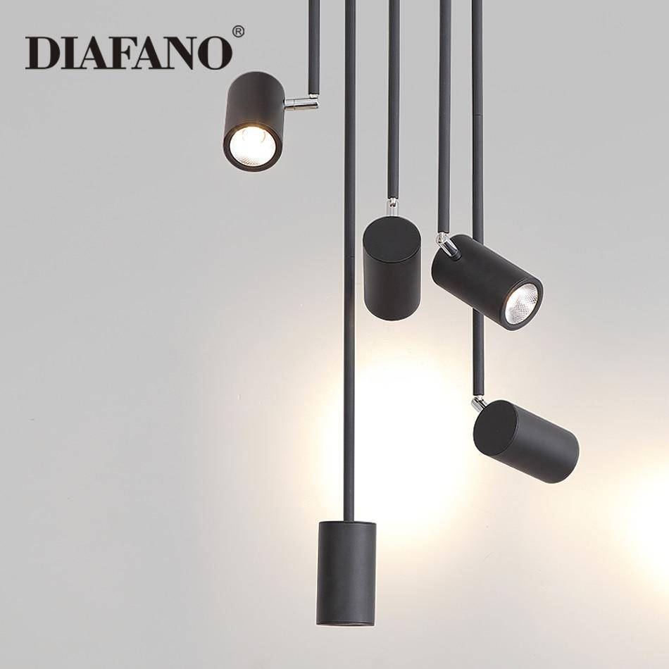 Spot moderne LED cylindre en aluminium Diano - vue 7 sur 21