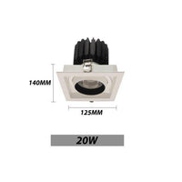 Spot moderne encastrable LED en aluminium