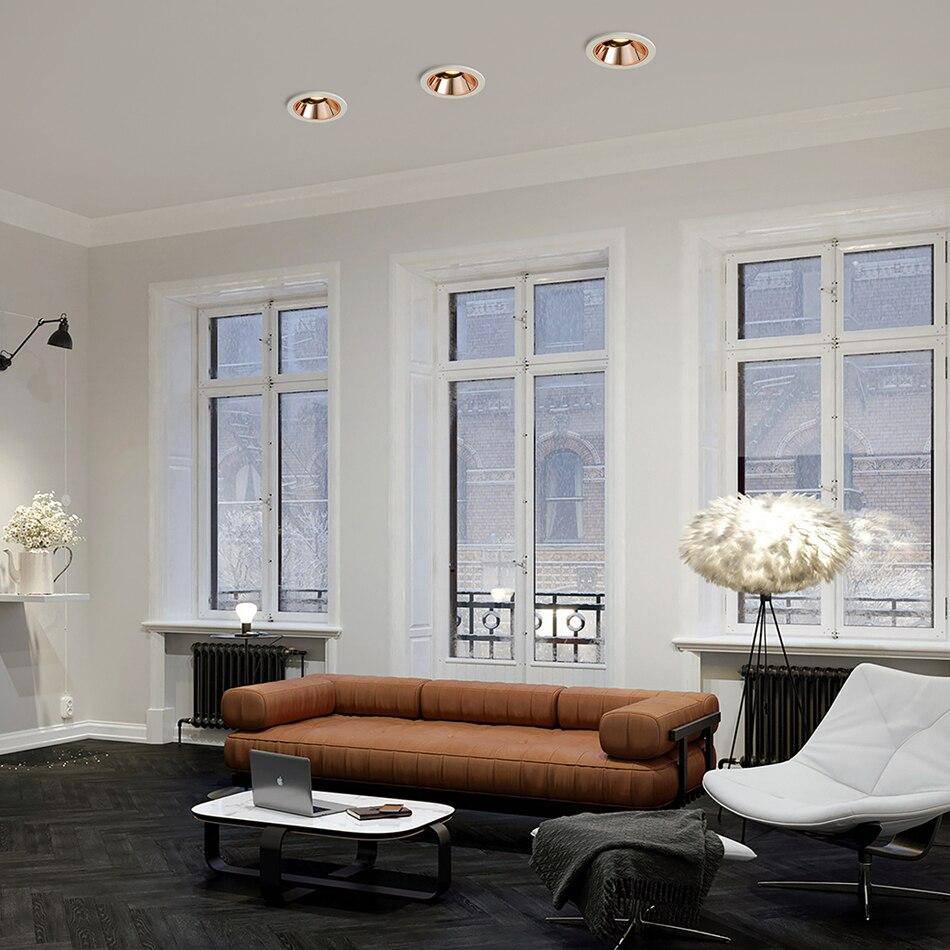 Spot encastrable moderne LED rond de plusieurs couleurs - vue 4 sur 7