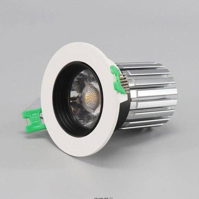 Spot encastré moderne LED rond blanc - vue 7 sur 10