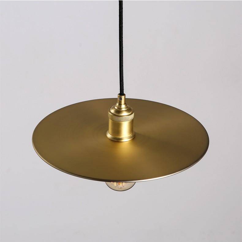 Suspension design LED avec disque en métal style Industriel - vue 4 sur 6
