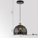 Suspension design LED arrondie avec plusieurs plaques métal Hang