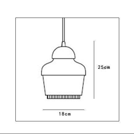 Suspension design LED aux formes cylindriques métal - vue 9 sur 12