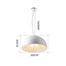 Suspension moderne LED avec abat-jour arrondi métal