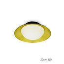Plafonnier moderne LED avec abat-jour arrondi et boule lumineuse