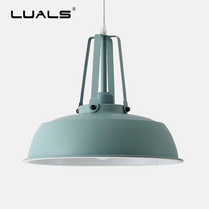 Suspension industrielle LED avec abat-jour métal Hang - vue 10 sur 10