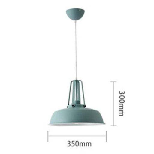 Suspension industrielle LED avec abat-jour métal Hang