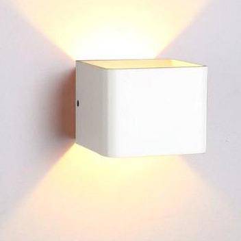 Applique murale moderne LED en cube métal coloré - vue 8 sur 14