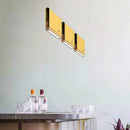 Suspension design LED avec abat-jour plat en métal coloré Art