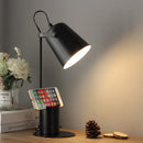 LED table lamp with colourful integrated pen holder Ninal