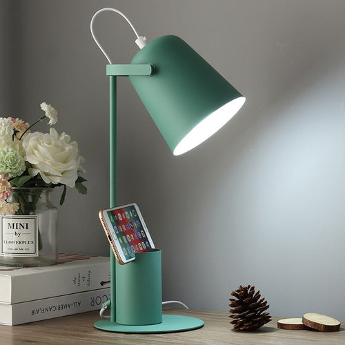 LED table lamp with colourful integrated pen holder Ninal - vue 7 sur 9