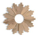 Grand miroir design en bois style Sun
