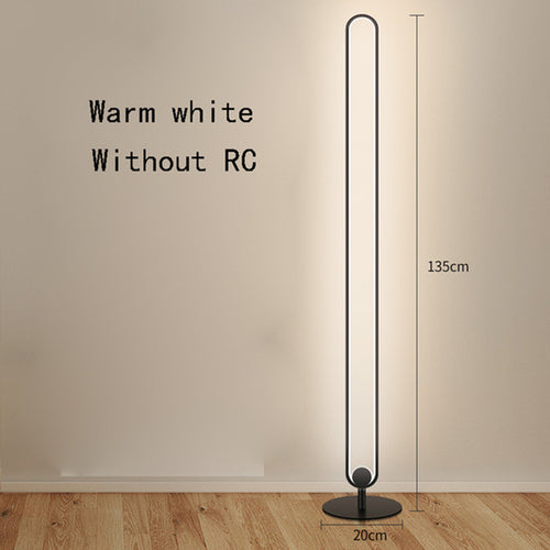 Lampadaire industriel LED minimaliste en métal résistant Hevenly