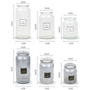 Vase en verre design rond style Lao