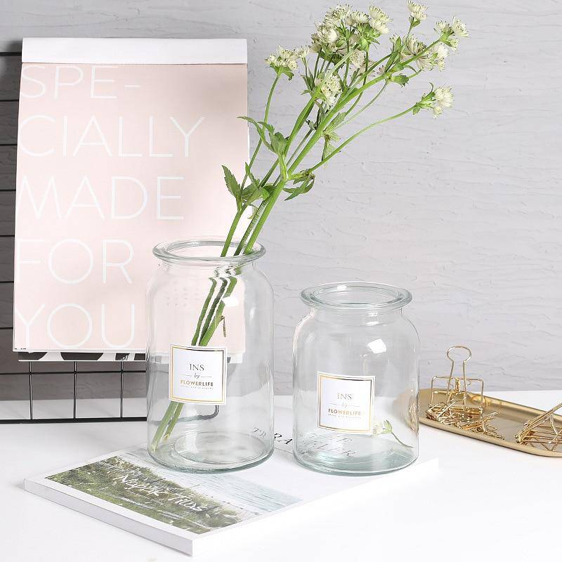 Vase en verre design rond style Lao - vue 5 sur 12
