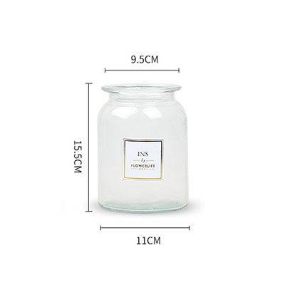 Vase en verre design rond style Lao - vue 8 sur 12