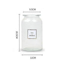 Vase en verre design rond style Lao