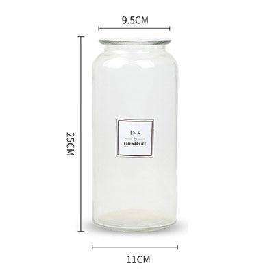 Vase en verre design rond style Lao - vue 6 sur 12