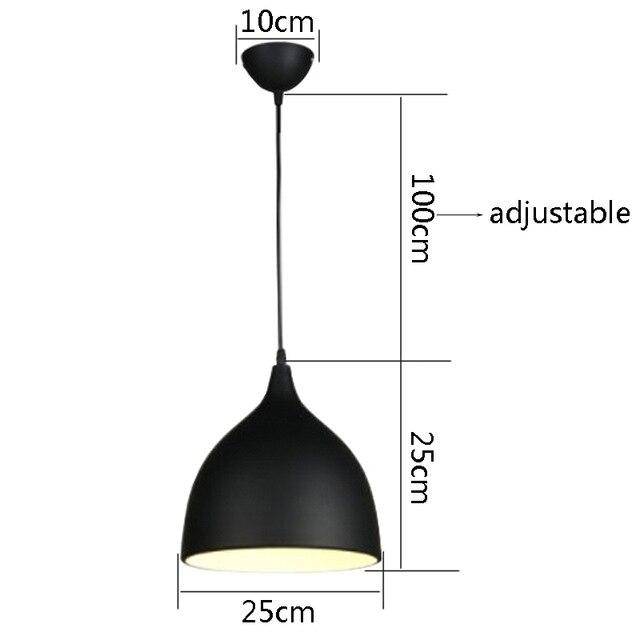 Suspension LED cône arrondi de couleurs Hanging - vue 11 sur 16