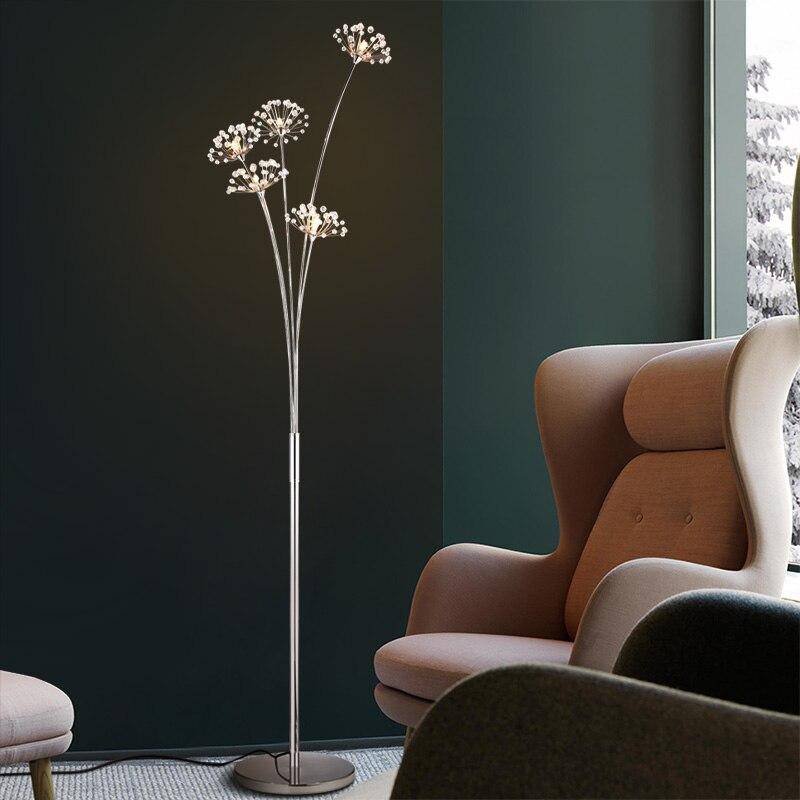 Lampadaire moderne LED en forme de fleurs | Lumeers.com