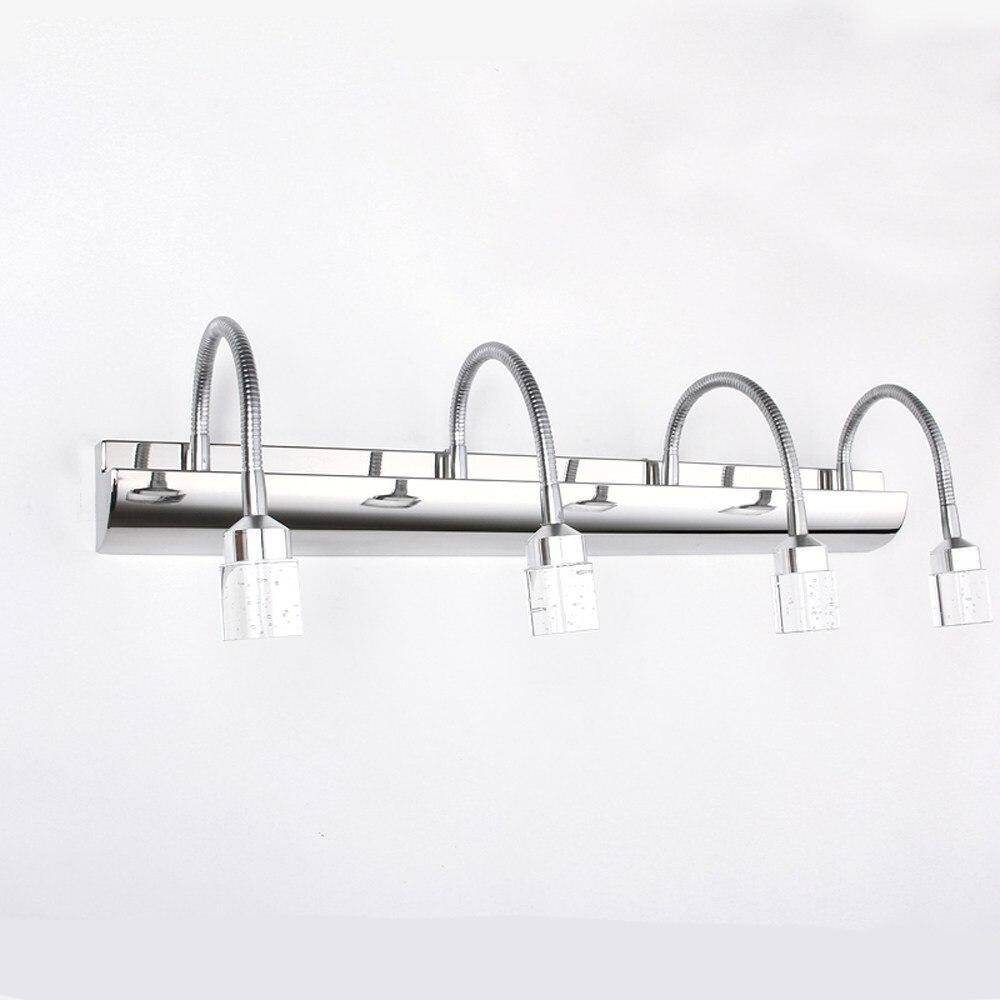 Applique murale LED pour miroir et salle de bain avec lampe dirigeable en verre - vue 6 sur 6