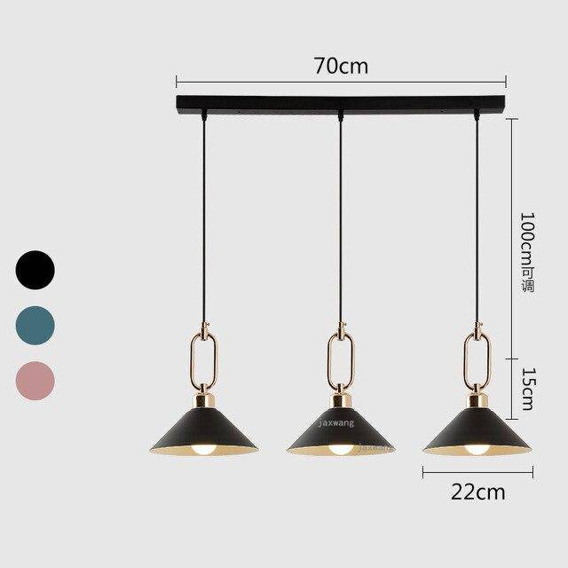 Suspension design LED conique moderne Many - vue 7 sur 12
