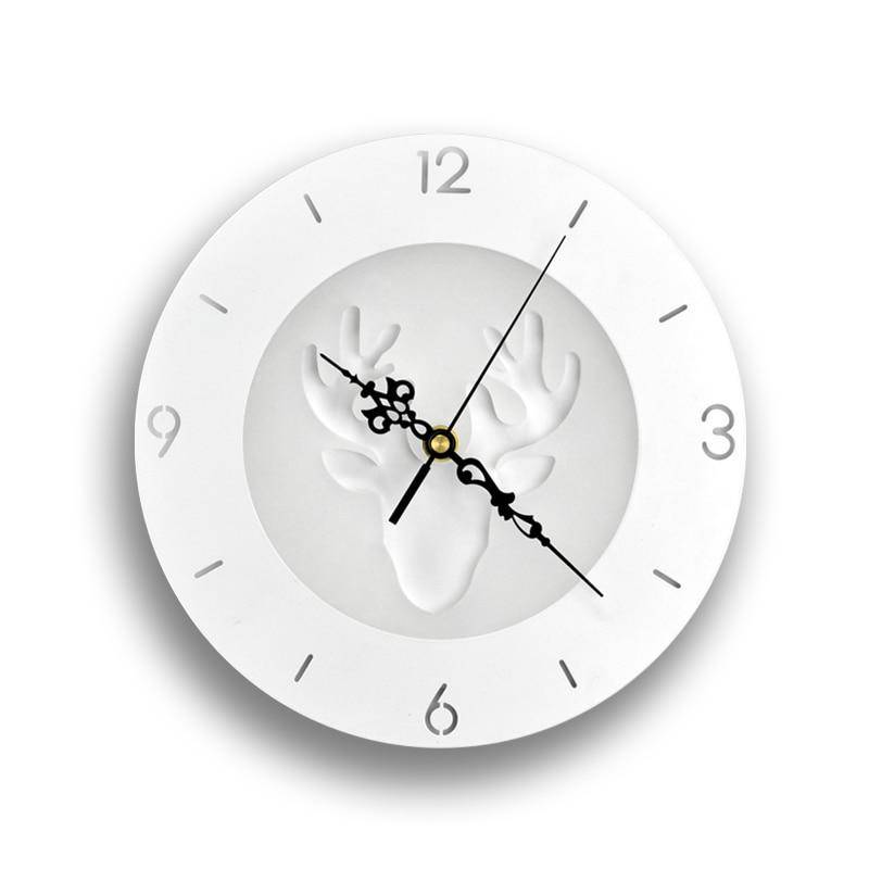 Horloge murale ronde style moderne aux motifs animaux 25cm - vue 4 sur 8