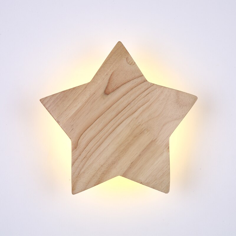 Applique murale pour enfant forme d'étoile en bois Stary - vue 7 sur 6