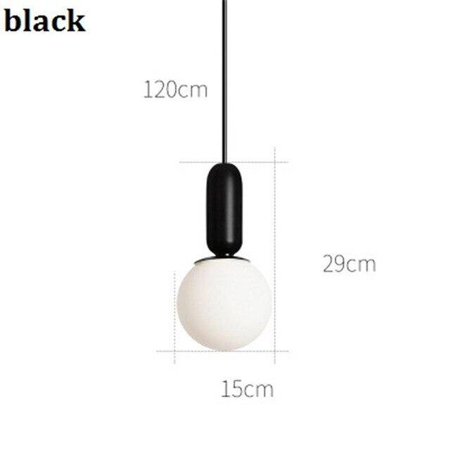 Suspension design moderne tube arrondis de couleur