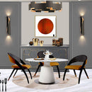 Suspension design LED aux courbes en métal Luxury