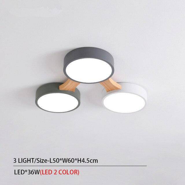 Plafonnier rond LED en plusieurs parties Botimi - vue 6 sur 13