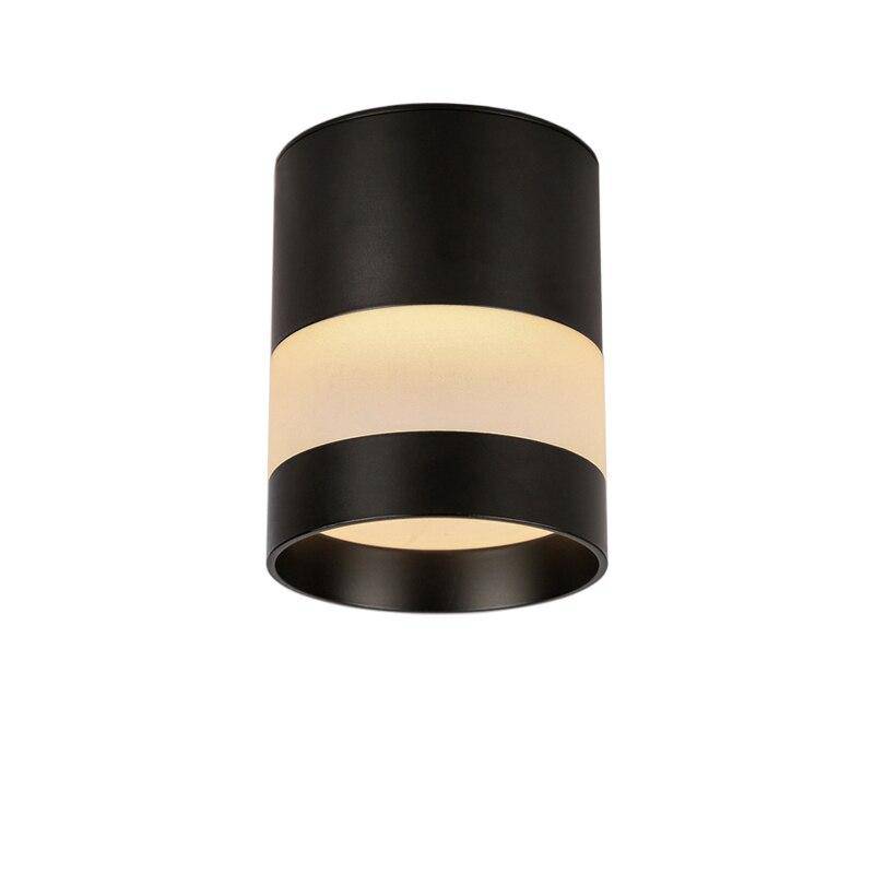 Spot design LED rond avec bande lumineuse Loft