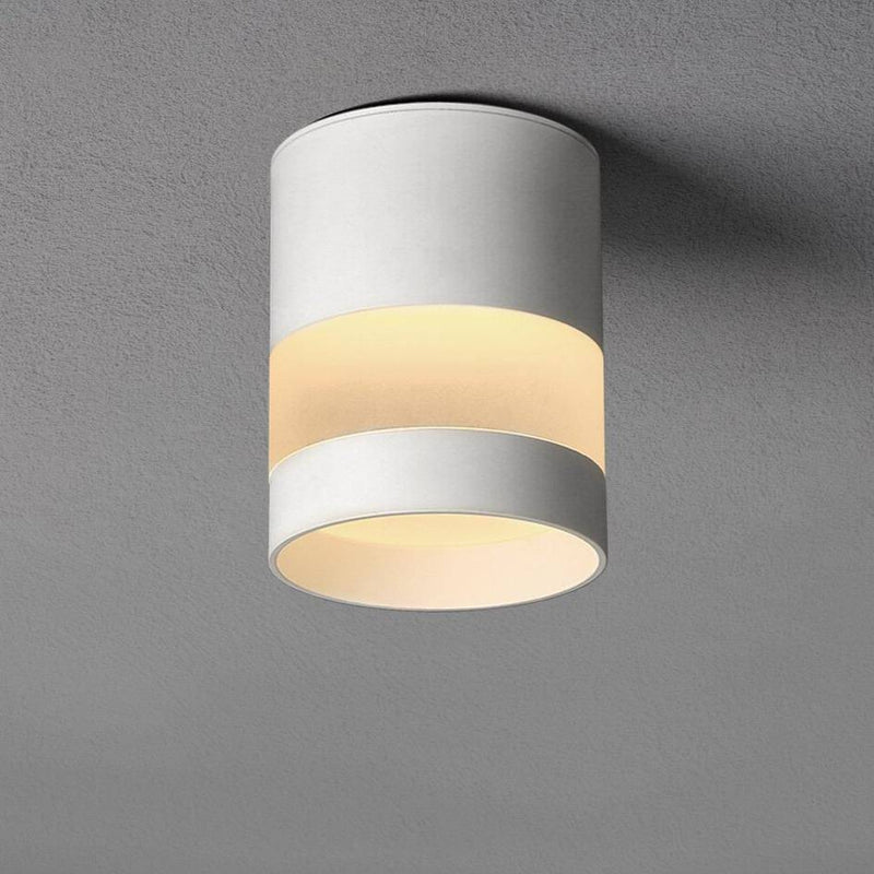 Spot design LED rond avec bande lumineuse Loft