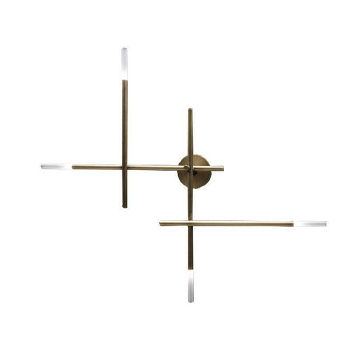 Applique murale moderne LED en métal avec tube luxury