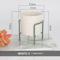 Piédestal pour plantes sur pied bas moderne Loft