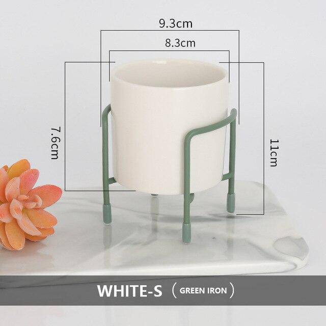 Piédestal pour plantes sur pied bas moderne Loft