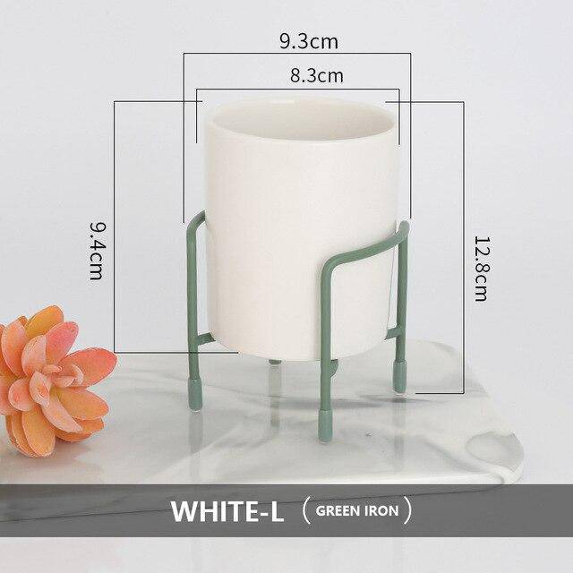 Piédestal pour plantes sur pied bas moderne Loft - vue 6 sur 10