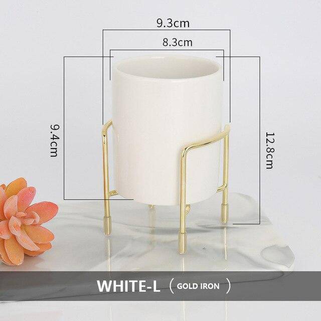 Piédestal pour plantes sur pied bas moderne Loft - vue 4 sur 10