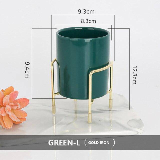 Piédestal pour plantes sur pied bas moderne Loft - vue 10 sur 10