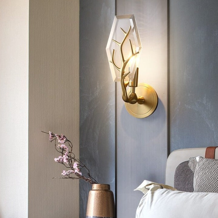 Applique murale moderne LED en forme de feuille Lifya - vue 3 sur 8