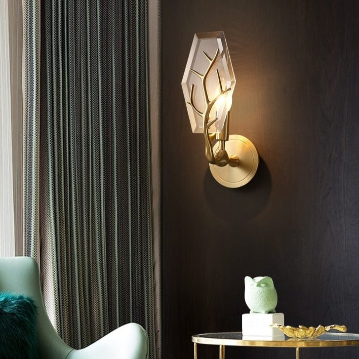 Applique murale moderne LED en forme de feuille Lifya - vue 4 sur 8