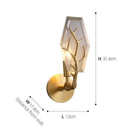 Applique murale moderne LED en forme de feuille Lifya - vue 9 sur 8