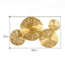 Applique murale moderne LED en forme de feuille de lotus Idda