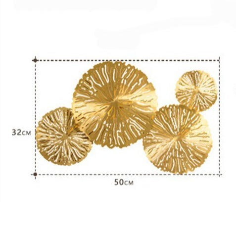 Applique murale moderne LED en forme de feuille de lotus Idda - vue 10 sur 9